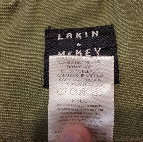 Lakin Mckey Women's Canvas Sherpa Lined Vest Olive Green Size 2XLR Farming Work - Picture 10 of 12